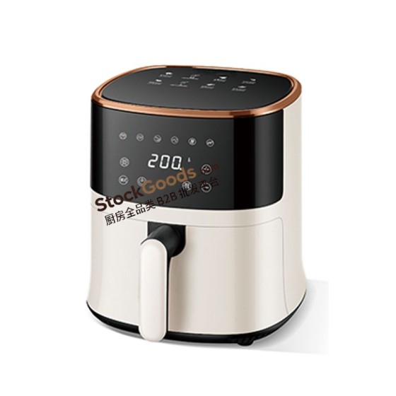 4.0L Air Fryer with Side LED Touch Screen, Non-Viewing Design, 220V 1200W