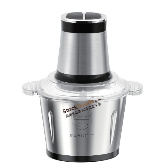3L 400W Electric Meat Grinder With Stainless Steel Bowl, Multi-function Household Food Chopper