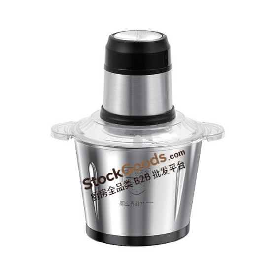 3L 400W Electric Meat Grinder With Stainless Steel Bowl, Multi-function Household Food Chopper