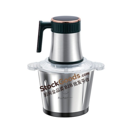 3L 400W Electric Meat Grinder With Stainless Steel Bowl, Multi-function Household Food Chopper