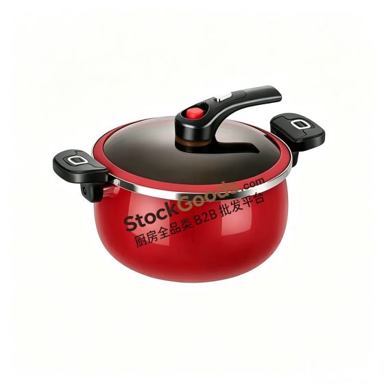 GüzelEmaye Household High Grade Belly Shape Enamel Micro Pressure Cooking Pot Multiple Colors For Wholesale