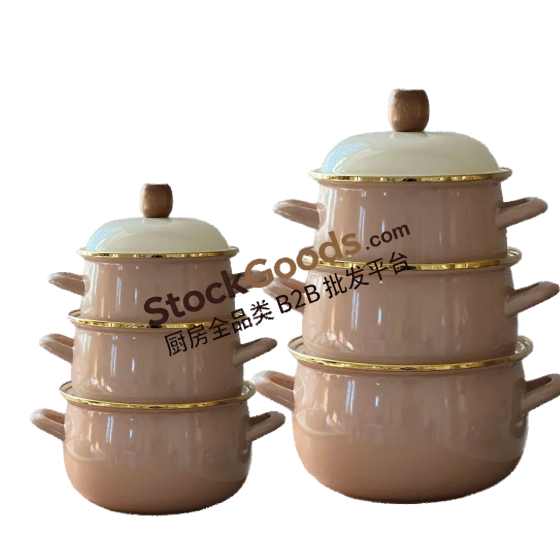 GüzelEmaye Premium Enamel Turkish Pot, Multiple Colors & Sizes Available